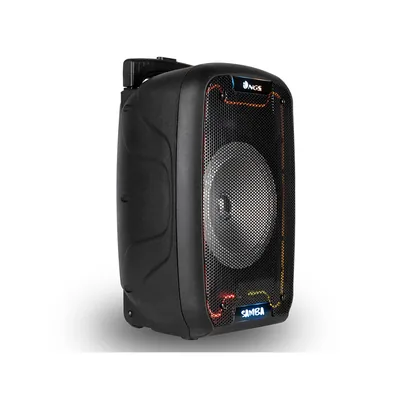 NGS Altavoz Ngs Bluetooth Wild Samba Portatil 30W con Microfono con Cable Bateria y Luces Led Micro Usb Usb Aux