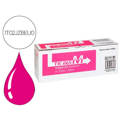 KYOCERA Toner Kyocera -mita Copiadora Taskalfa 250CI/300CI Magenta TK865M 12.000 Paginas