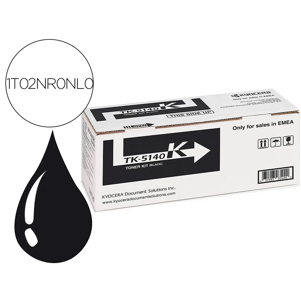 Toner TK-5140K Kyocera Ecosys M6530CDN, M6530CDN/KL3, P6130CDN, P6130CDN/KL3 Negro TK5140