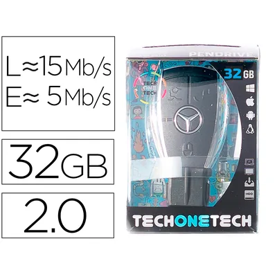 TECH ON TECH Memoria Usb Tech On Tech Llave Mercedes 32 Gb