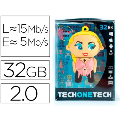 TECH ON TECH Memoria Usb Tech On Tech Madona 32 Gb
