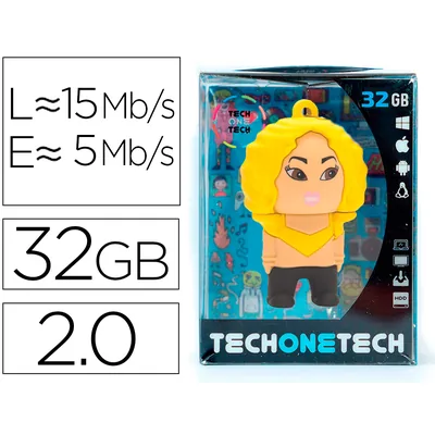 TECH ON TECH Memoria Usb Tech On Tech Shasha Kira 32 Gb