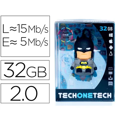 TECH ON TECH Memoria Usb Tech On Tech Super Bat 32 Gb