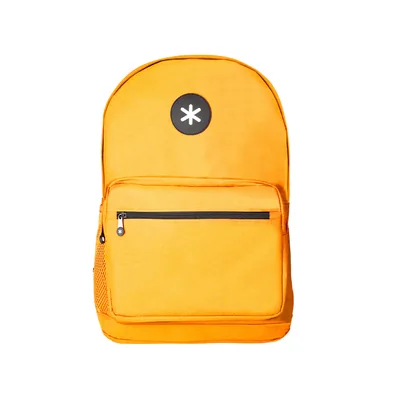 ANTARTIK Mochila Antartik con Asa y Bolsillo Frontal con Cremallera Color Mostaza 320X140X430 MM