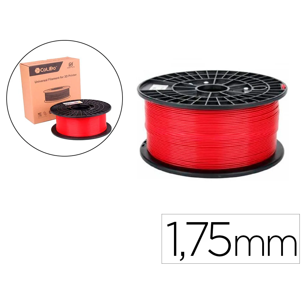 Filamento 3D Colido Abs Gold 1,75 MM 1 KG Rojo