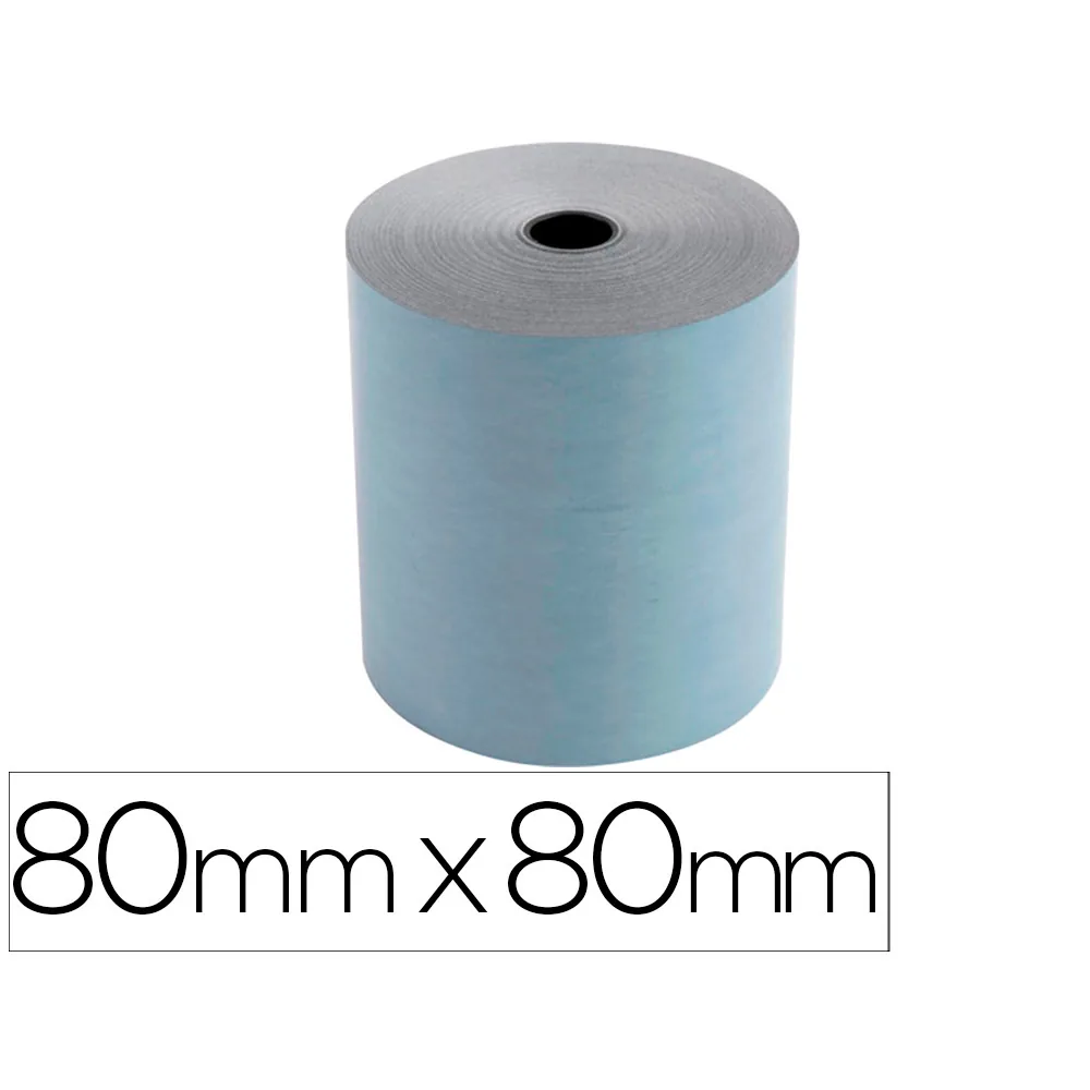 Rollo Sumadora Exacompta Safe Contact Termico 80 MM X 80 MM 52 G/M2
