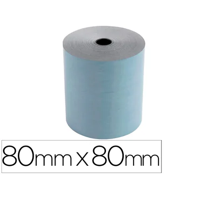 EXACOMPTA Rollo Sumadora Exacompta Safe Contact Termico 80 MM X 80 MM 52 G/M2
