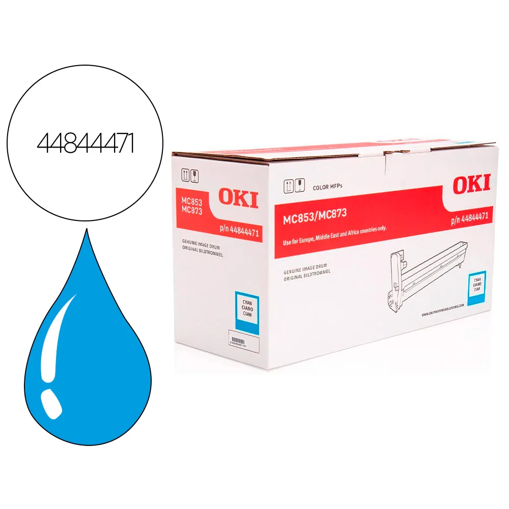 Tambor Oki Laser I MC853 / 873 Cian 30000 Paginas