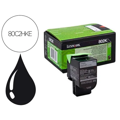 LEXMARK Toner Laser Lexmark 80C2HKE Negro 4000 Paginas