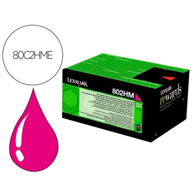 LEXMARK Toner Laser Lexmark 80C2HME Magenta 3000 Paginas