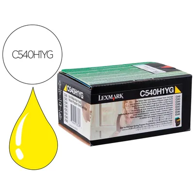 LEXMARK Toner Laser Lexmark C540H1YG Amarillo C540/ 2000 Paginas
