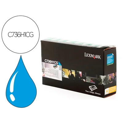 LEXMARK Toner Laser Lexmark C736H1CG 10000 Paginas