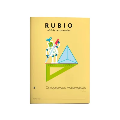 RUBIO Cuaderno Rubio Competencia Matematica 4