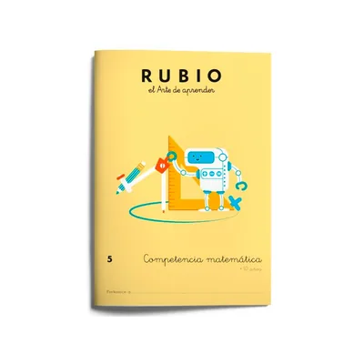 RUBIO Cuaderno Rubio Competencia Matematica 5