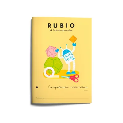 RUBIO Cuaderno Rubio Competencia Matematica 6