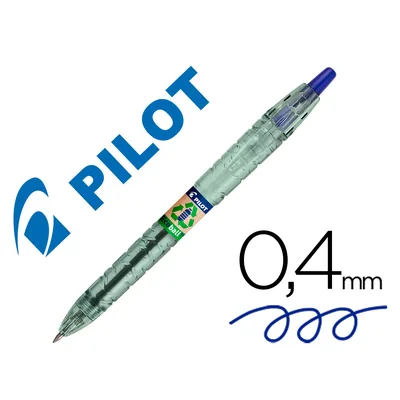 PILOT Boligrafo Pilot Ecoball Plastico Reciclado Tinta Aceite Punta de Bola 1 MM Color Azul