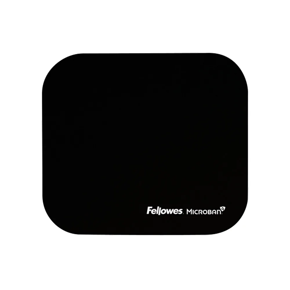 Alfombrilla para Raton Fellowes con Proteccion Microban Color Negro 226X192X3 MM