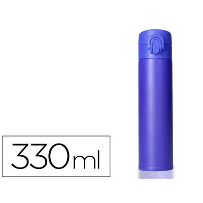 ACER Termo Liderpapel Acero Inoxidable con Doble Cobertura y Sistema de Apertura Facil con Boton 330 ML