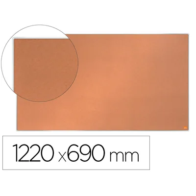 NOBO Tablero de Anuncios Nobo Impression Pro Corcho Formato Panoramico 55" 1220X690 MM