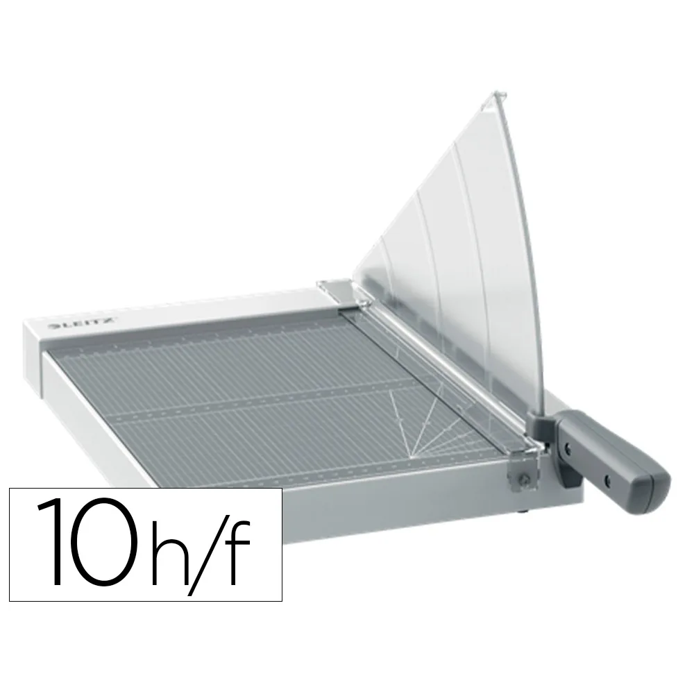 Cizalla de Palanca Leitz Precision Home Office A4 Base Plastico Longitud Corte 380 MM Capacidad de Corte 10 Hojas
