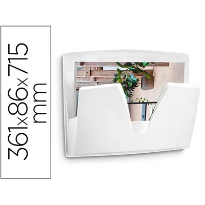 CEP Expositor Mural Cep Protect Antibacteriano Plastico Color Blanco 361X86X270 MM