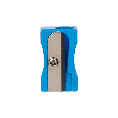 LIDERPAPEL Sacapuntas Liderpapel Metalico Cuña 1 Uso Color Azul