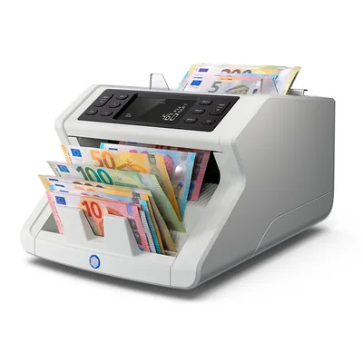 SAFESCAN Contador Totalizador de Billetes Safescan 2265 Cuenta Euro Libra Mezclados Verifica Uv/mg/color/tamaño y Espesor
