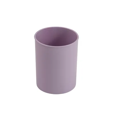 FAIBO Cubilete Portalapices Faibo Violeta Pastel Opaco Plastico Diametro 78 MM Alto 100 MM