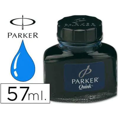 PARKER Tinta Estilografica Parker Azul Permanente Bote 57 ML