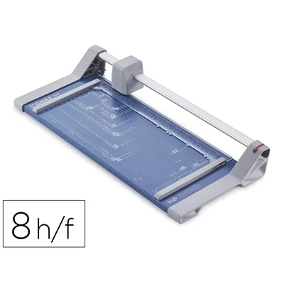 DAHLE Cizalla de Rodillo Dahle 507 con Base Metalica DIN A4 Capacidad de Corte 8 Hojas