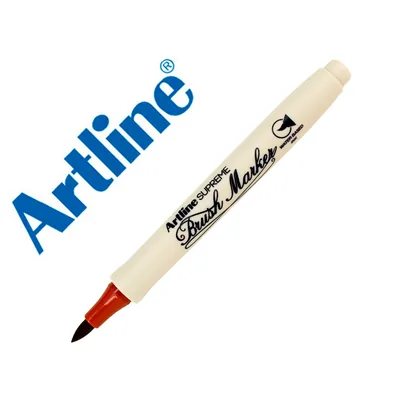 ARTLINE Rotulador Artline Supreme Brush Epfs Pintura Base de Agua Punta Tipo Pincel Trazo Fino Marron