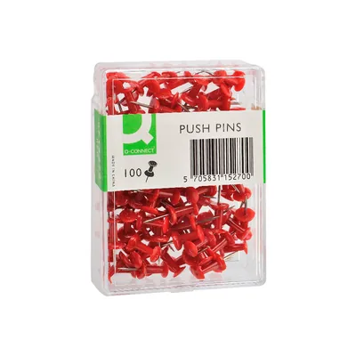 Q-CONNECT Señalizador de Planos Q-Connect Rojo Caja de 100 Unidades