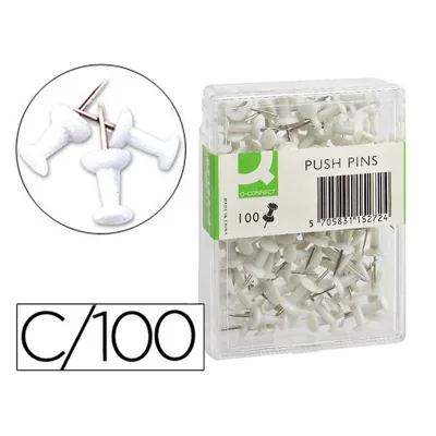 Q-CONNECT Señalizador de Planos Q-Connect Blanco Caja de 100 Unidades