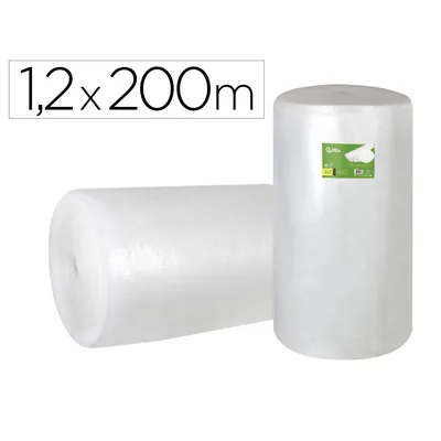 PLA Plastico Burbuja Liderpapel Ecouse 1.20X200M 30% de Plastico Reciclado