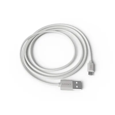 GROOVY Cable Groovy Usb-a a Micro Usb Longitud 1 M Color Blanco