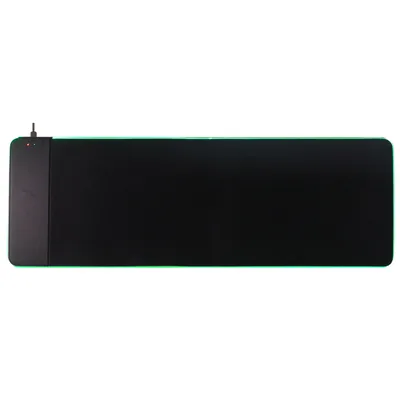 Q-CONNECT Alfombrilla para Raton Q-Connect con Cargador Inalambrico E Iluminacion Rgb Color Negro 800X300X4 MM