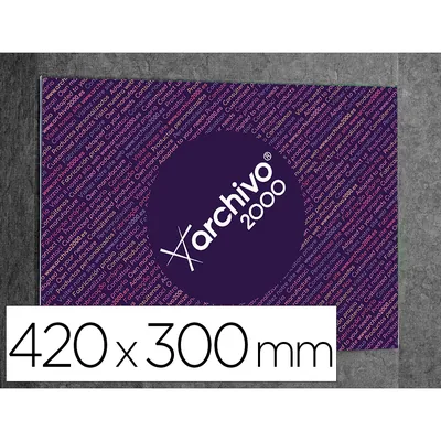 ARCHIVO 2000 Expositor Mural Archivo 2000 con Adhesivo Poliestireno Transparente DIN A3 Horizontal 420X297 MM