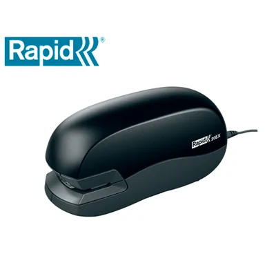 RAPID Grapadora Rapid Electrica 20EX Fixativ Capacidad de Grapado 20 Hojas Usa Grapas 24/6 y 26/6 Color Negro