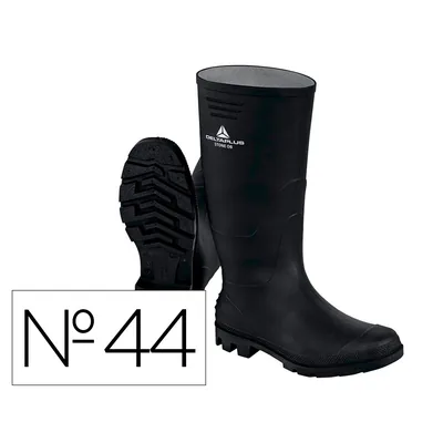 DELTAPLUS Botas Deltaplus de Seguridad Stone Pvc Negro Suela de Tacos Talla 44