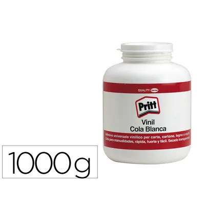 PRITT Pegamento Cola Vinilica Pritt Blanca Bote de 1000 G