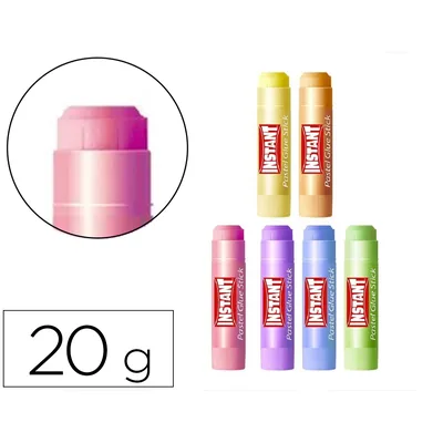 INSTANT Pegamento en Barra Instant Colores Pastel 20 G