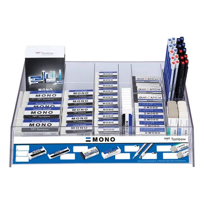 TOMBOW Goma de Borrar Tombow Mono Expositor de 98 Unidades Surtidas