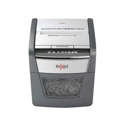 REXEL Destructora de Documentos Rexel Optimum Auto +45X Eu Capacidad Corte 45 H P4 Destruye Grapas Clips y