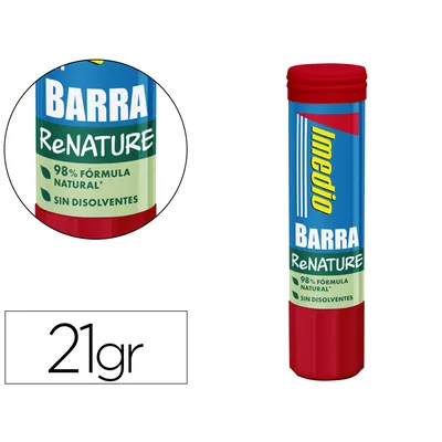 IMEDIO Pegamento Imedio en Barra Renature Sin Disolventes 21 G