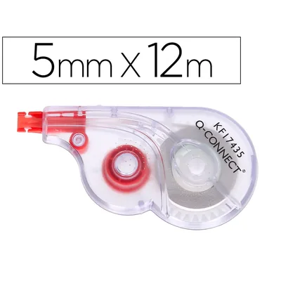 Q-CONNECT Corrector Q-Connect Cinta Blanco 5 MM X 12 M
