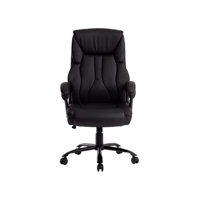 Q-CONNECT Silla Q-Connect Direccion Bolz Ano Simil Piel Base Metalica Alt Max 1260 Anc 650 Prof 730 MM Ruedas Premium Color Negro