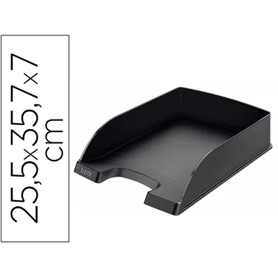 LEITZ Bandeja Sobremesa Plastico Leitz Recycle Negro 255X357X70 MM