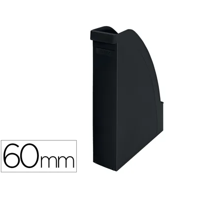 LEITZ Revistero Leitz Recycle Plastico Lomo 60 MM Negro 78X308X278 MM