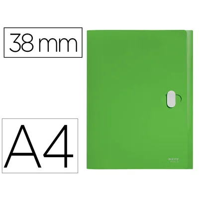 LEITZ Carpeta de Proyectos Leitz Recycle DIN A4 Polipropileno Lomo 38 MM Verde