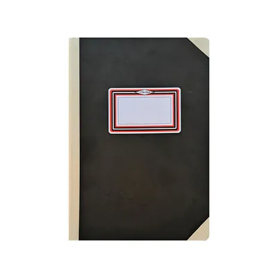 FERNANDES Libro Cartone Cosido Fernandes Flecha DIN A4+ Liso 50 Hojas 100 GR Negro